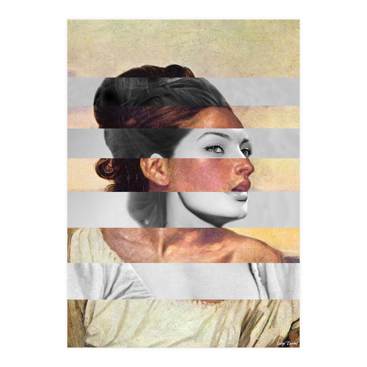 Delacroix's Orphan Girl At The Cemetery & Sophia Loren (Print Only)