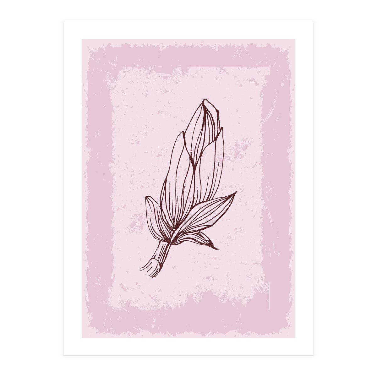Magnolia Simple Minimal Boho - Botanical Leaves (Print Only)