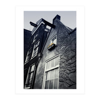 Amsterdam. House With Yellow Flowers. (Print Only)