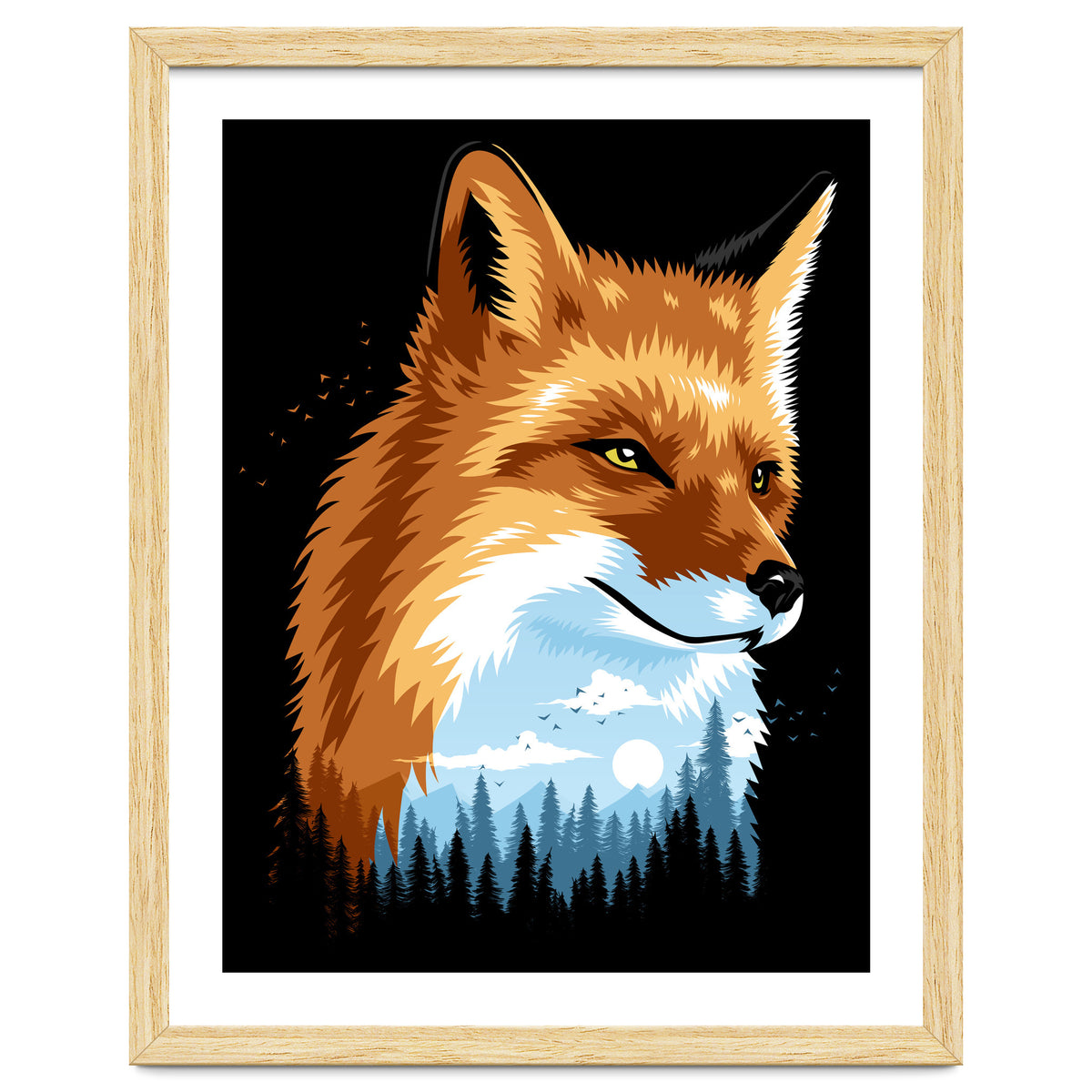 Fox Colors Forest