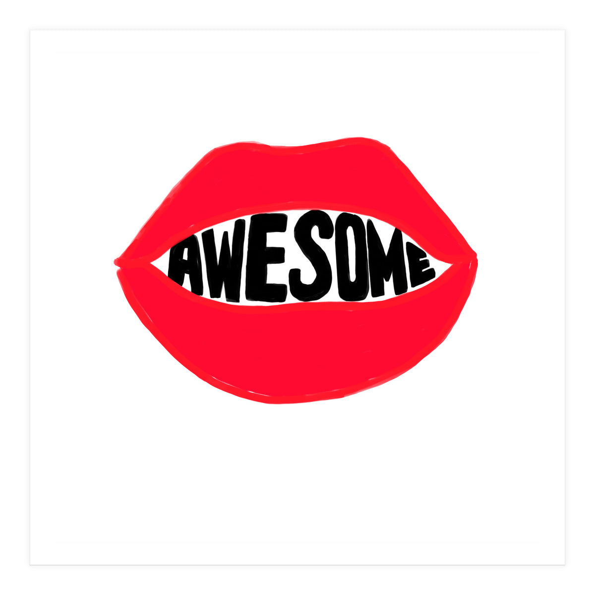 Say Awesome (Print Only)
