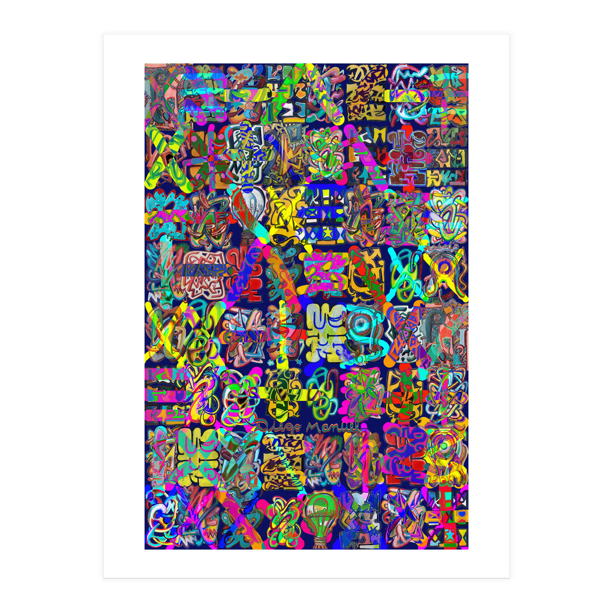 Graffitis 2021 Tapiz 108 (Print Only)