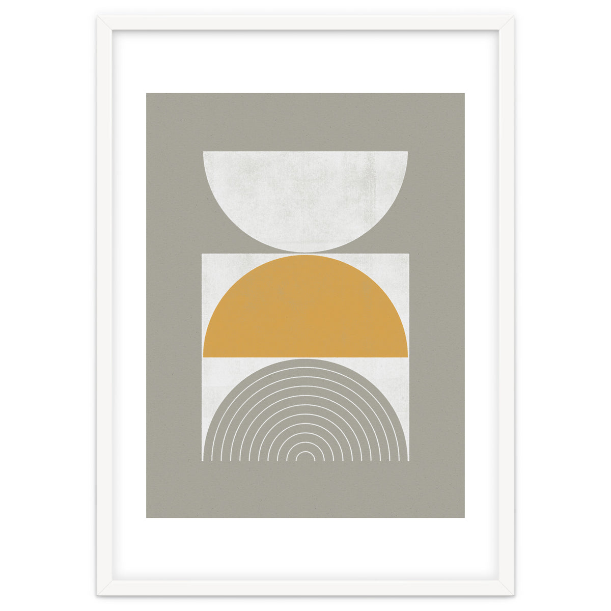 Mid-Century Modern No.29 - Woodblock Print