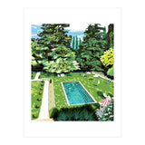 Life's Better Poolside | Vacation Travel Holiday Resort Swim | Architecture Summer Landscape (Print Only) thumbnail