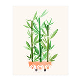 Happy Bamboo Houseplant (Print Only) thumbnail