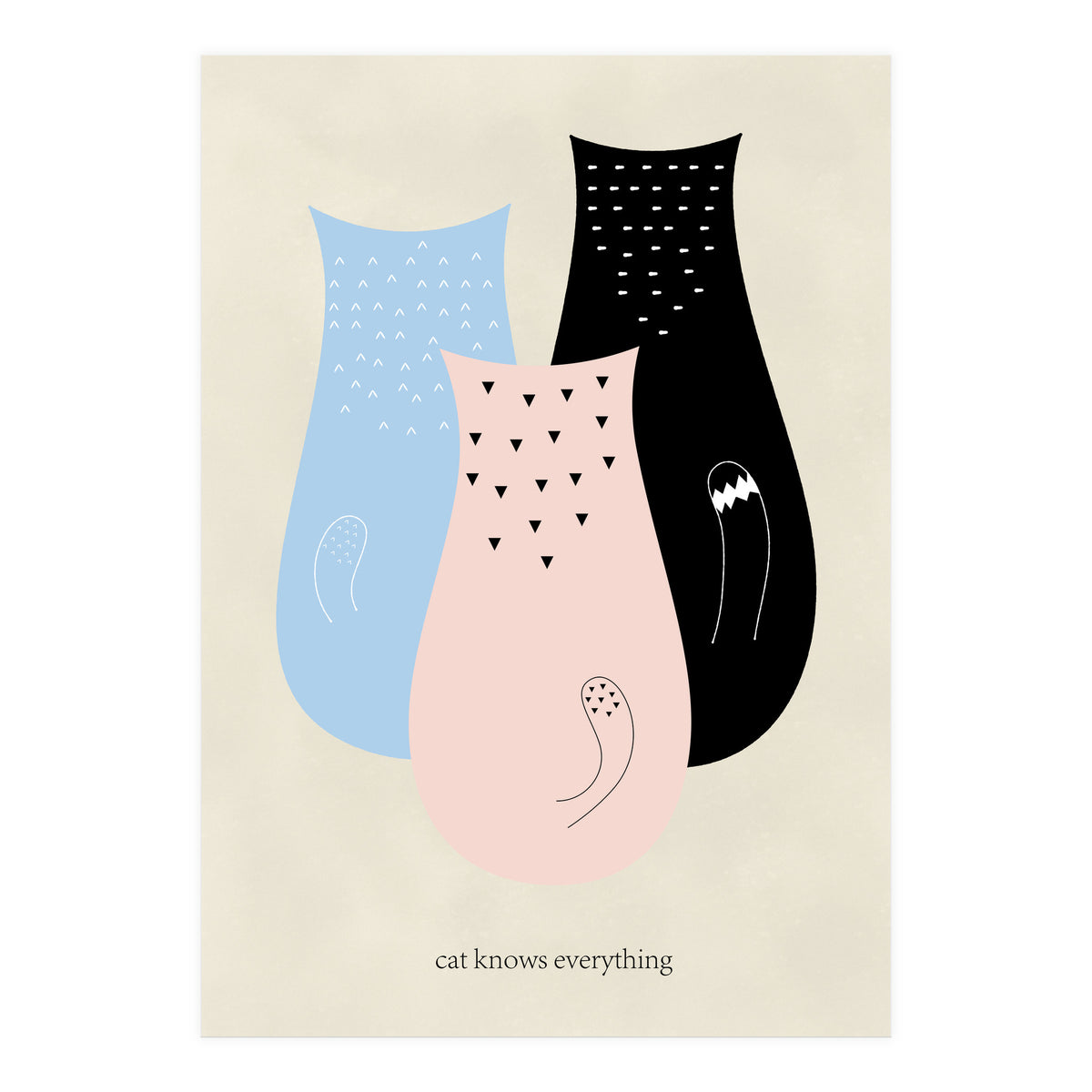 cat knows everything (Print Only)