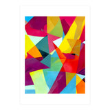 The Abstract Bohemian, Contemporary Geometric Shapes Painting, Eclectic Colorful Maximalist Modern (Print Only) thumbnail