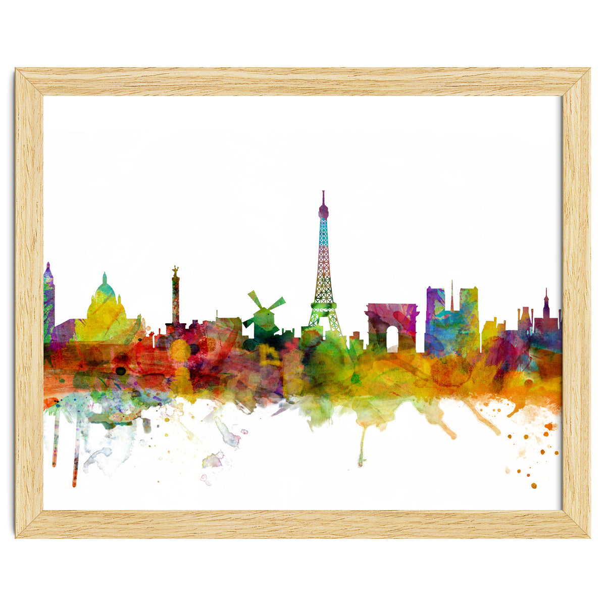 Paris France Skyline