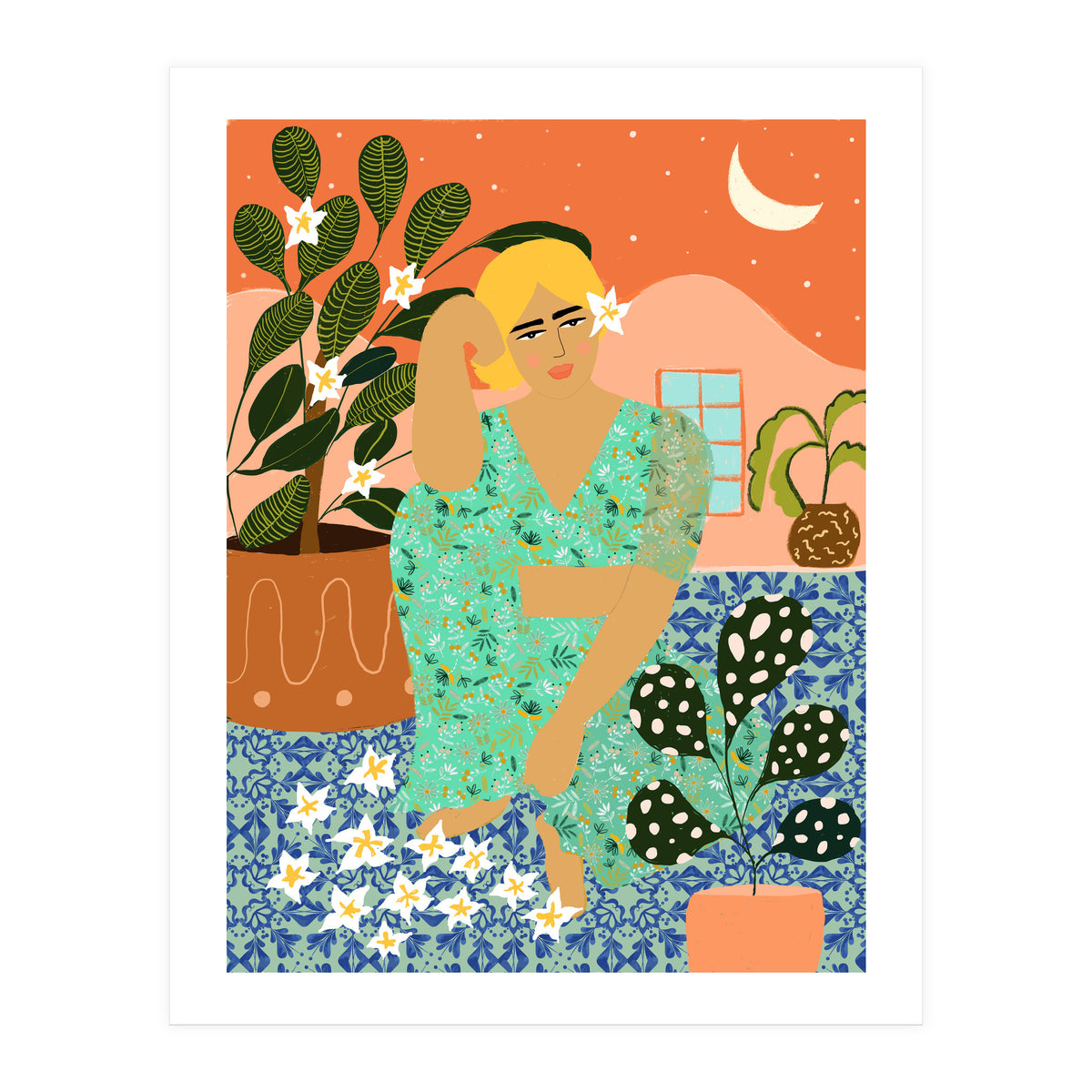 Flower Collector (Print Only)