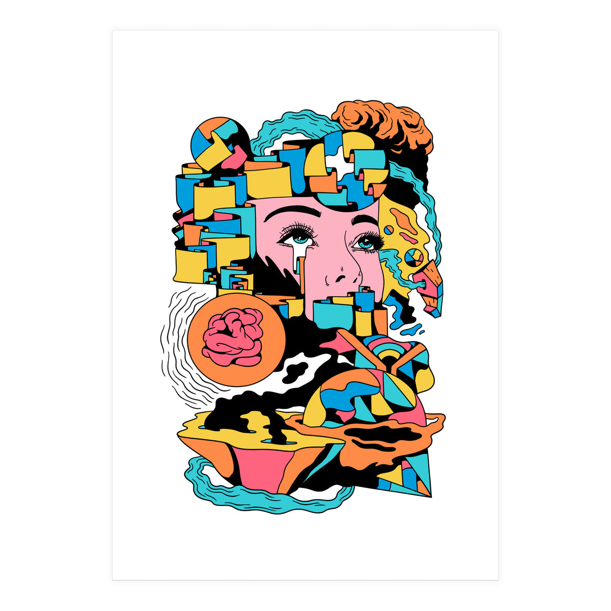 Sad Cliffs (Print Only)