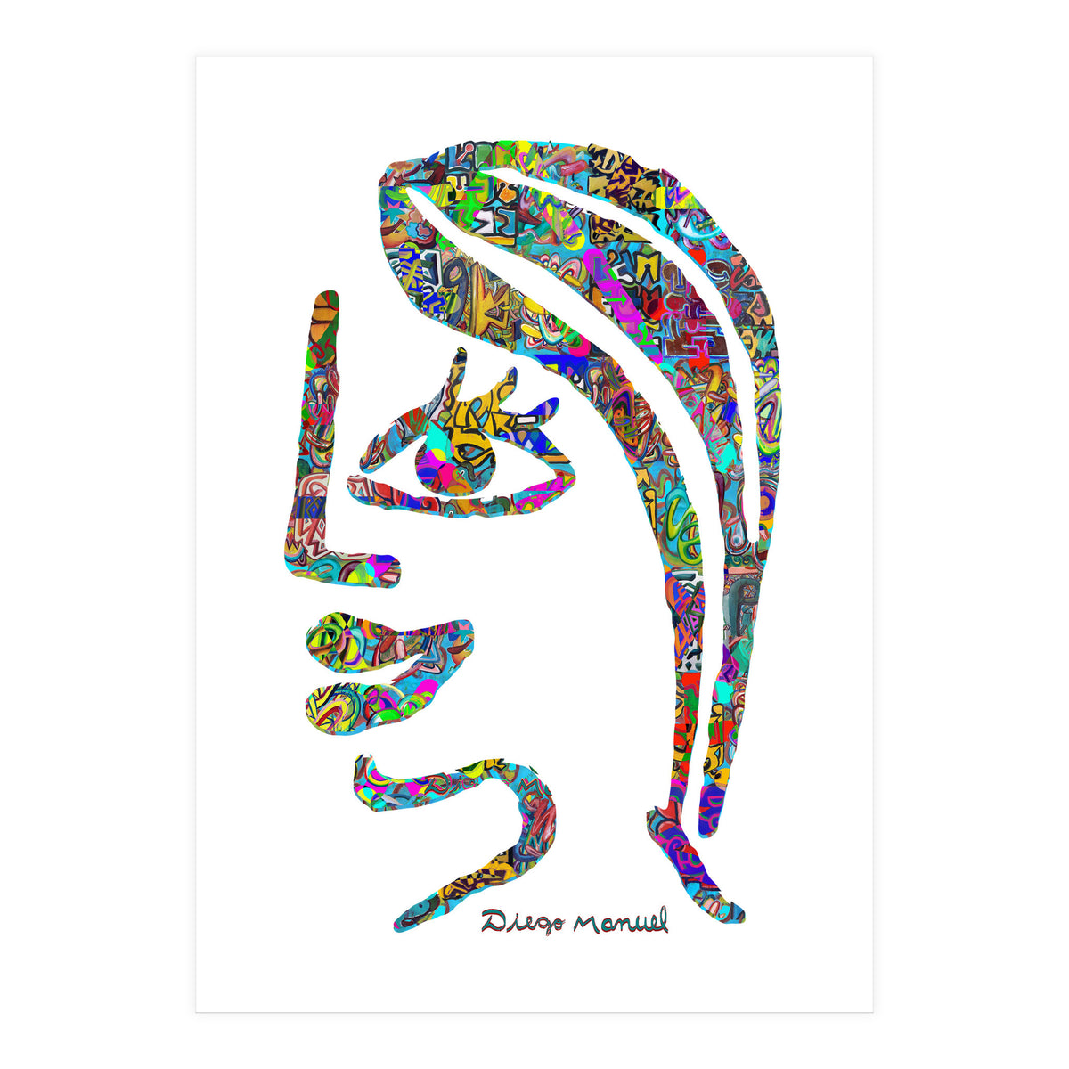 Graffiti Digital 12 2022 D 4  (Print Only)