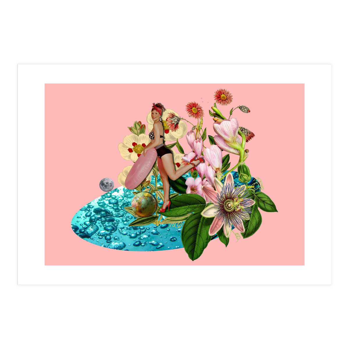 Girl at the Pool (Print Only)