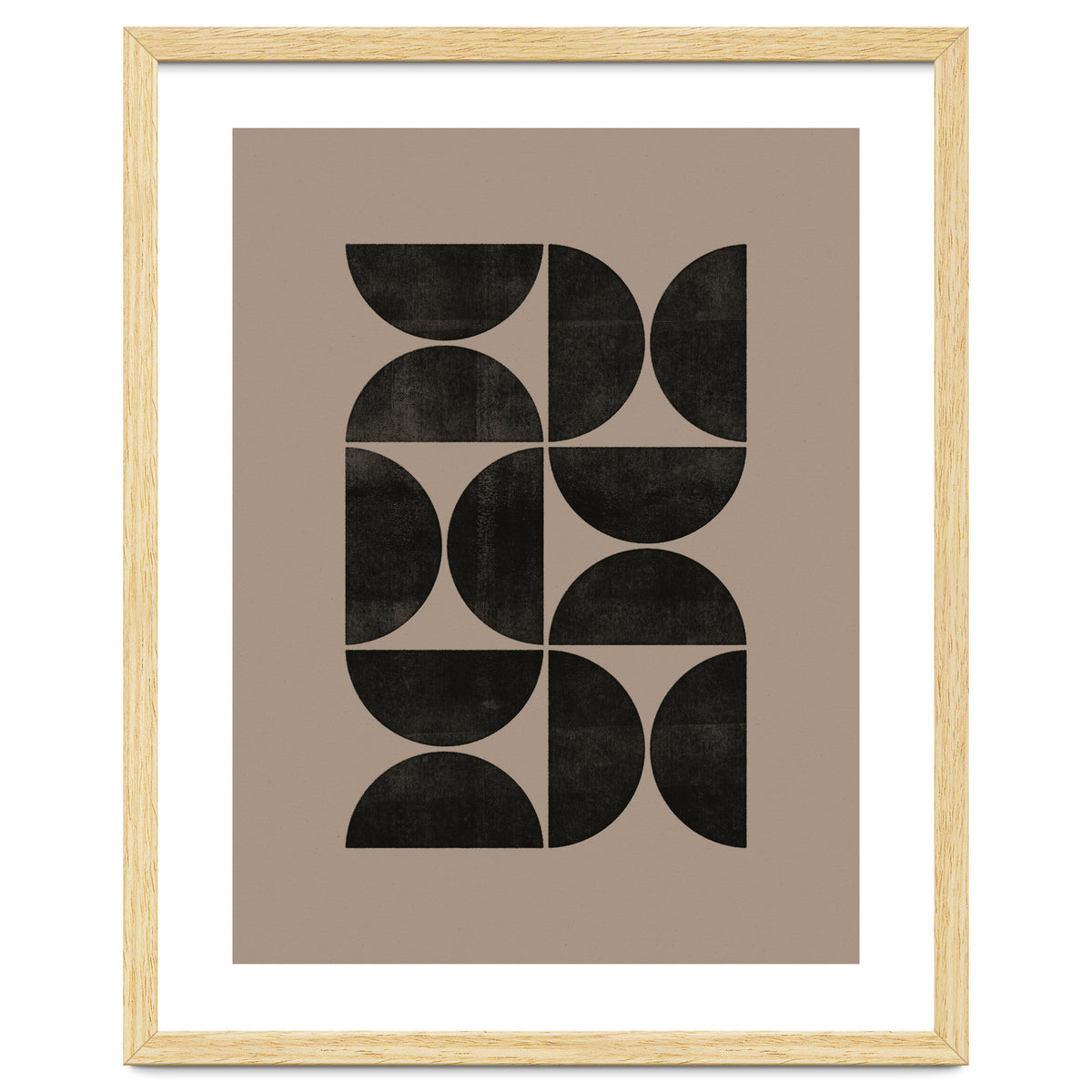 Mid-Century Modern No.24 - Woodblock Print