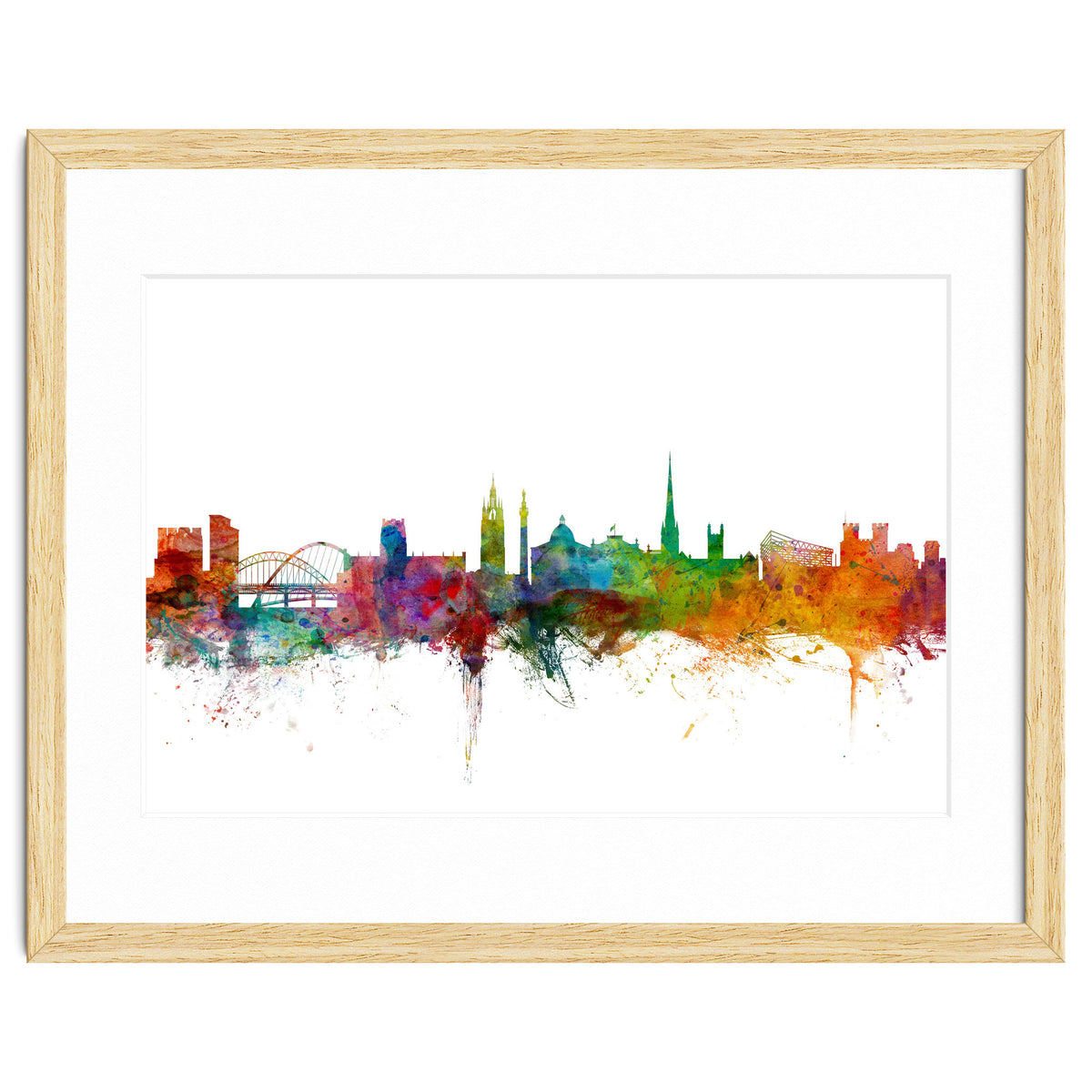 Newcastle England Skyline