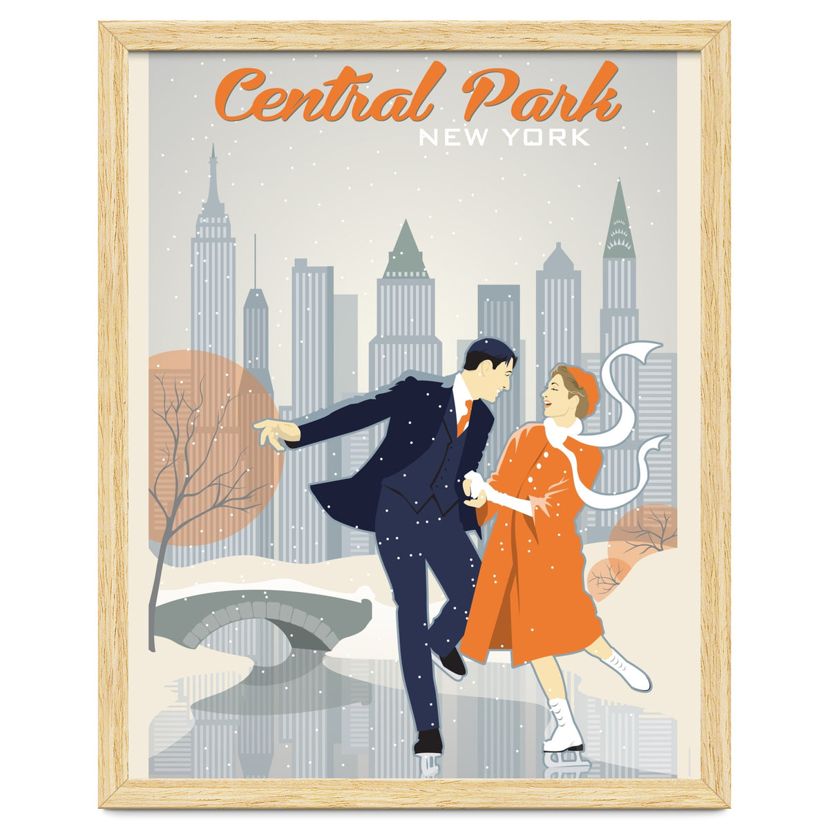 Skating in Central Park