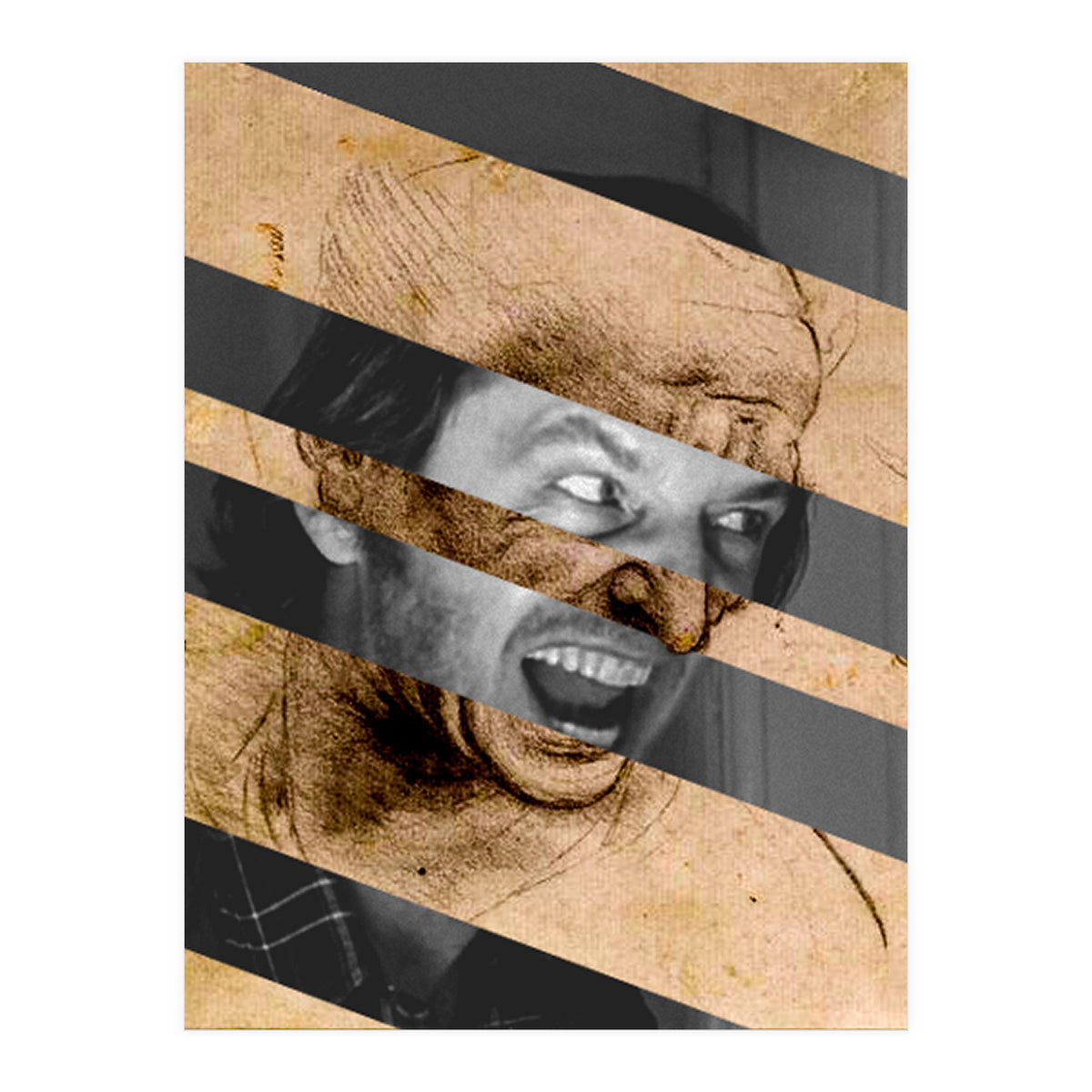 Leonardo Da Vincis Head For Th (Print Only)