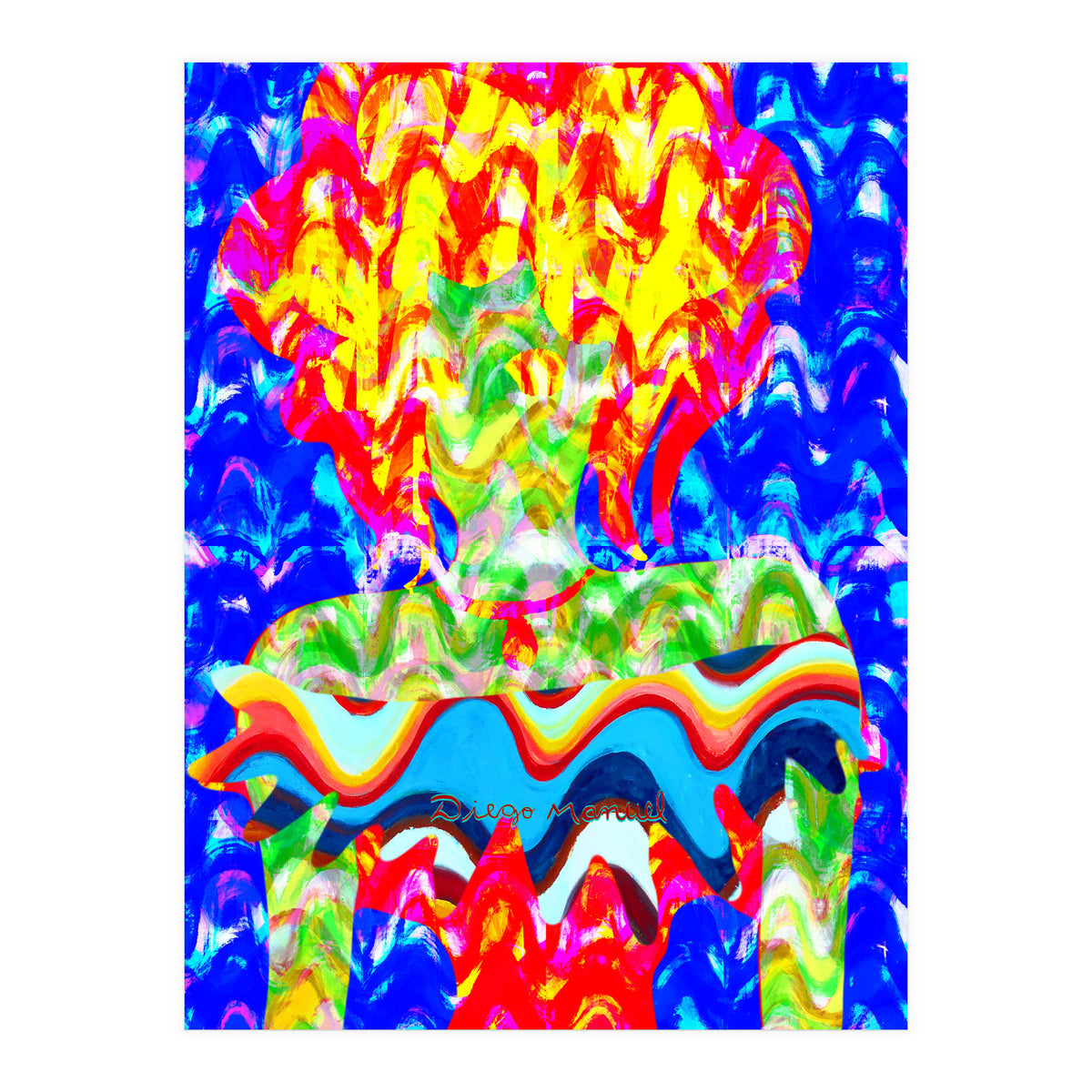 Pop Abstract girl (Print Only)