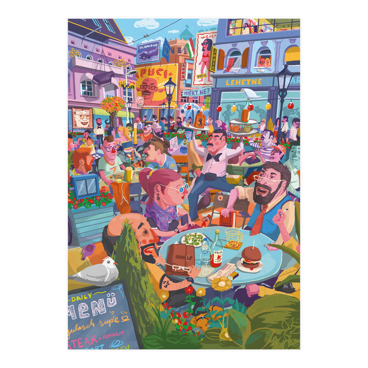 Terrace Budapest (Print Only)