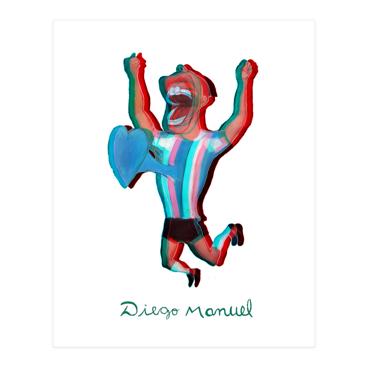 Gol De Argentina 3d B (Print Only)