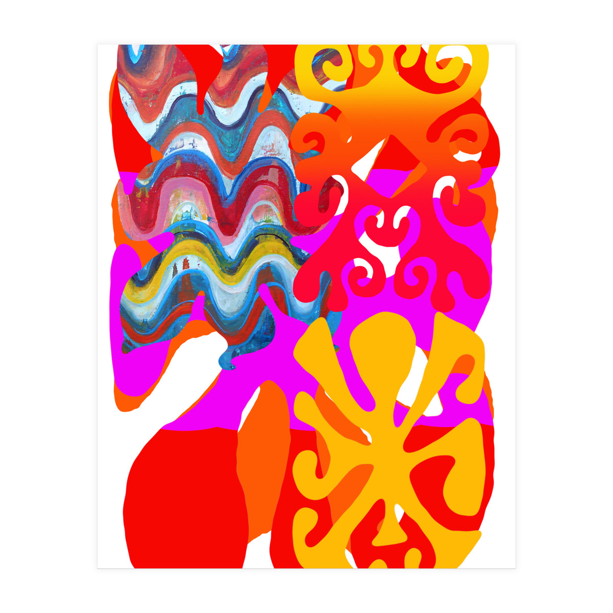 Pop Abstract Asimetrico 8 Copia (Print Only)