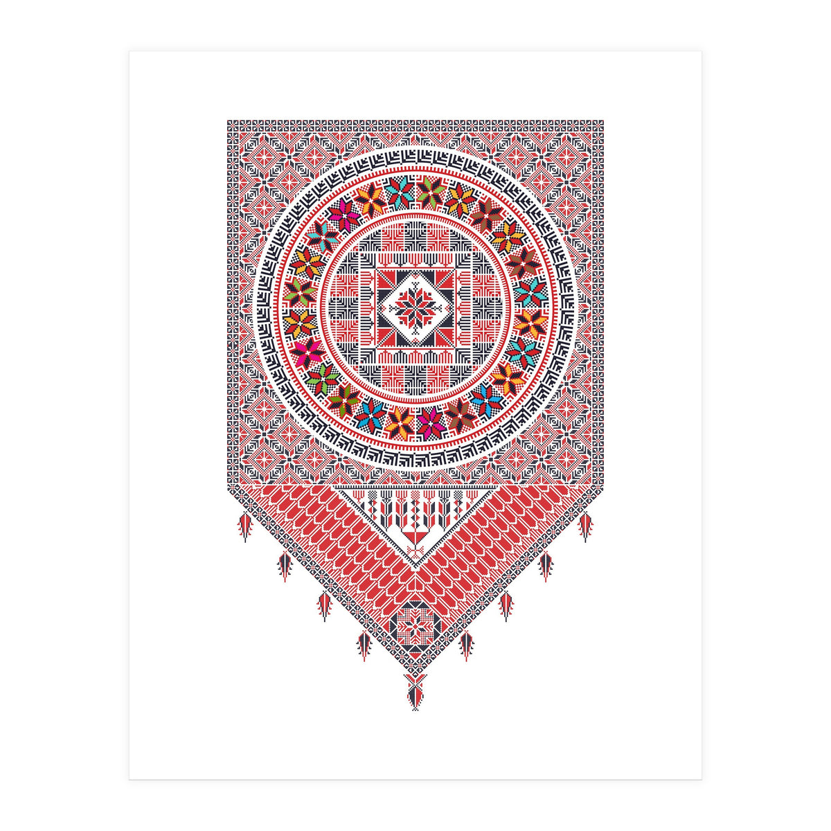 Tatreez Ornament 23 (Print Only)