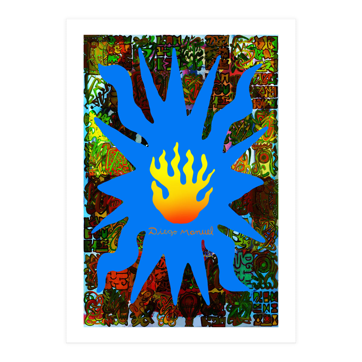 Fuego Y Graffiti 63 (Print Only)