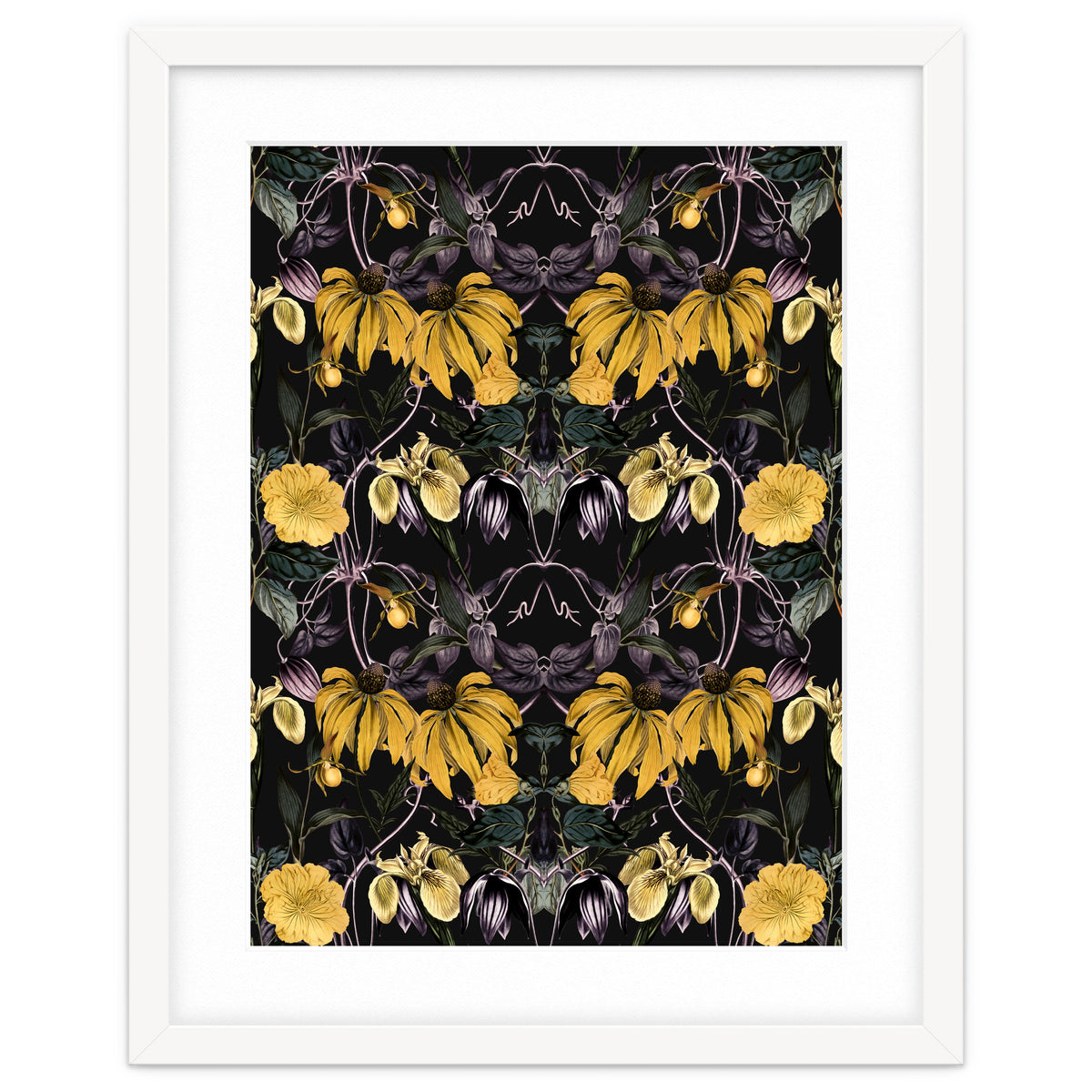 Nocturnal botanical garden kaleidoscope