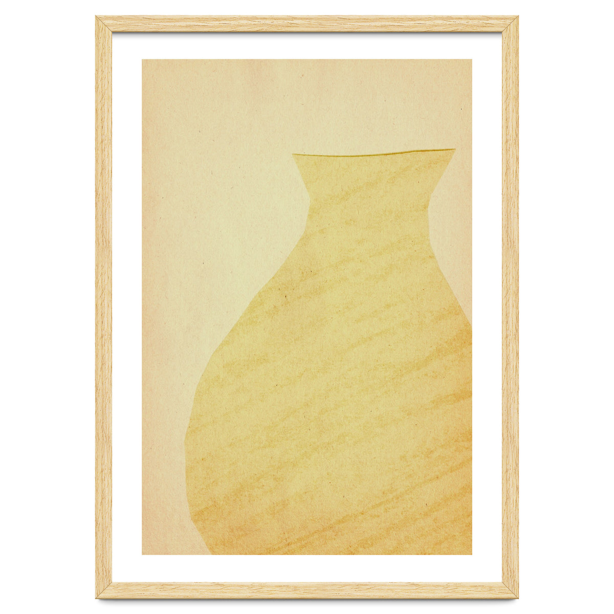 Minimalist pastel vase