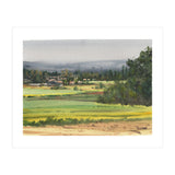 Sunny Landscape Painting Watercolor (Print Only) thumbnail