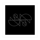 Tandem Cyclists | modern geometric (Print Only) thumbnail