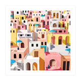 Pastel Cityscape (Print Only) thumbnail