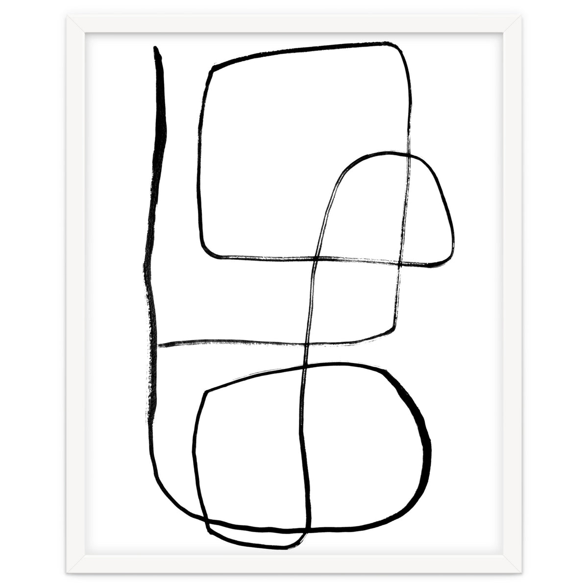 Mid-Century Line Art Print #3