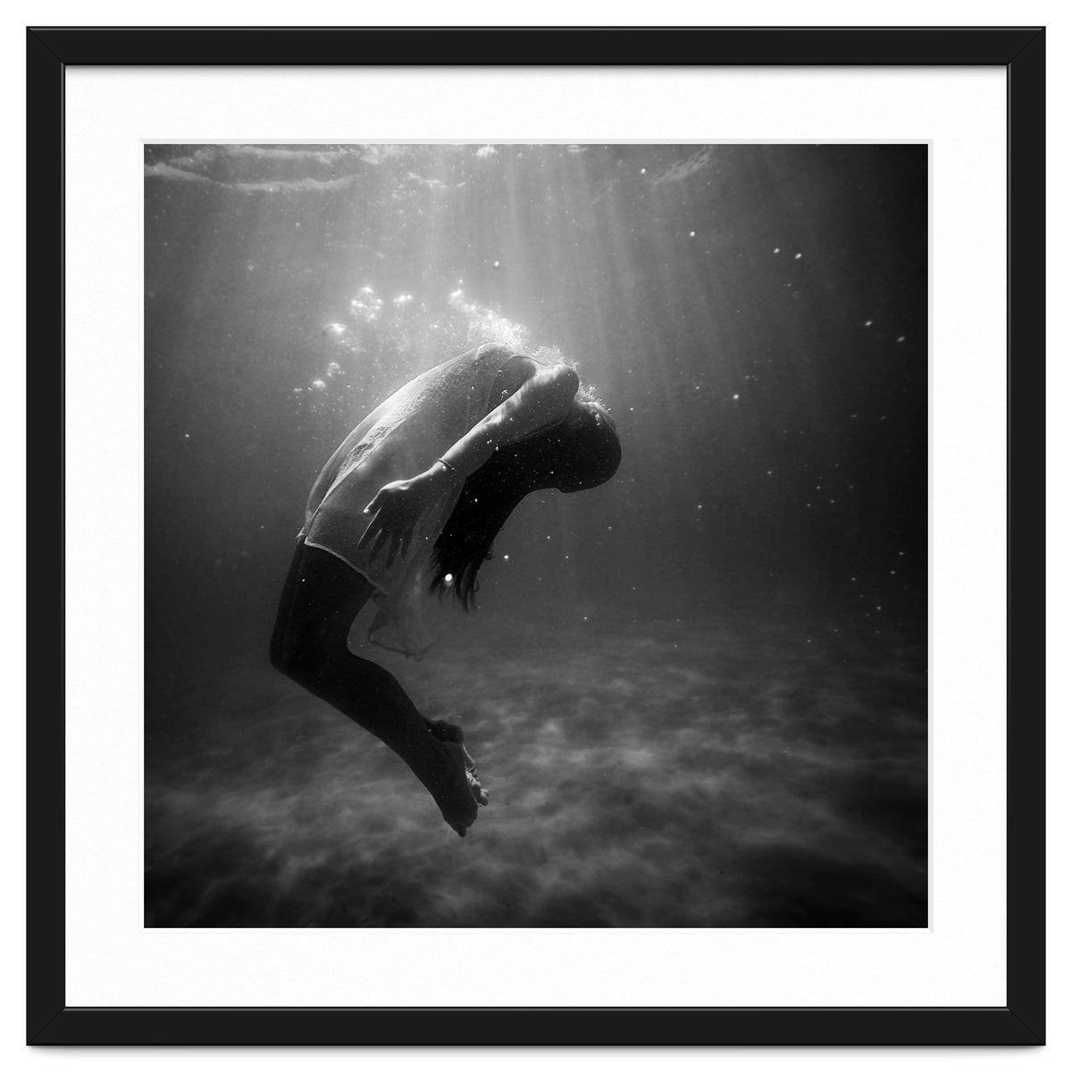 Woman Inside The Water