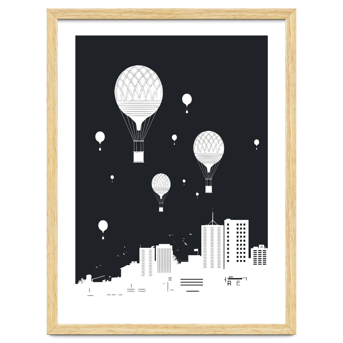 Balloons And The City (dark version)