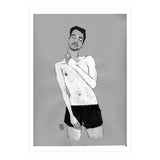 Untitled #42 - Man in black shorts (Print Only) thumbnail