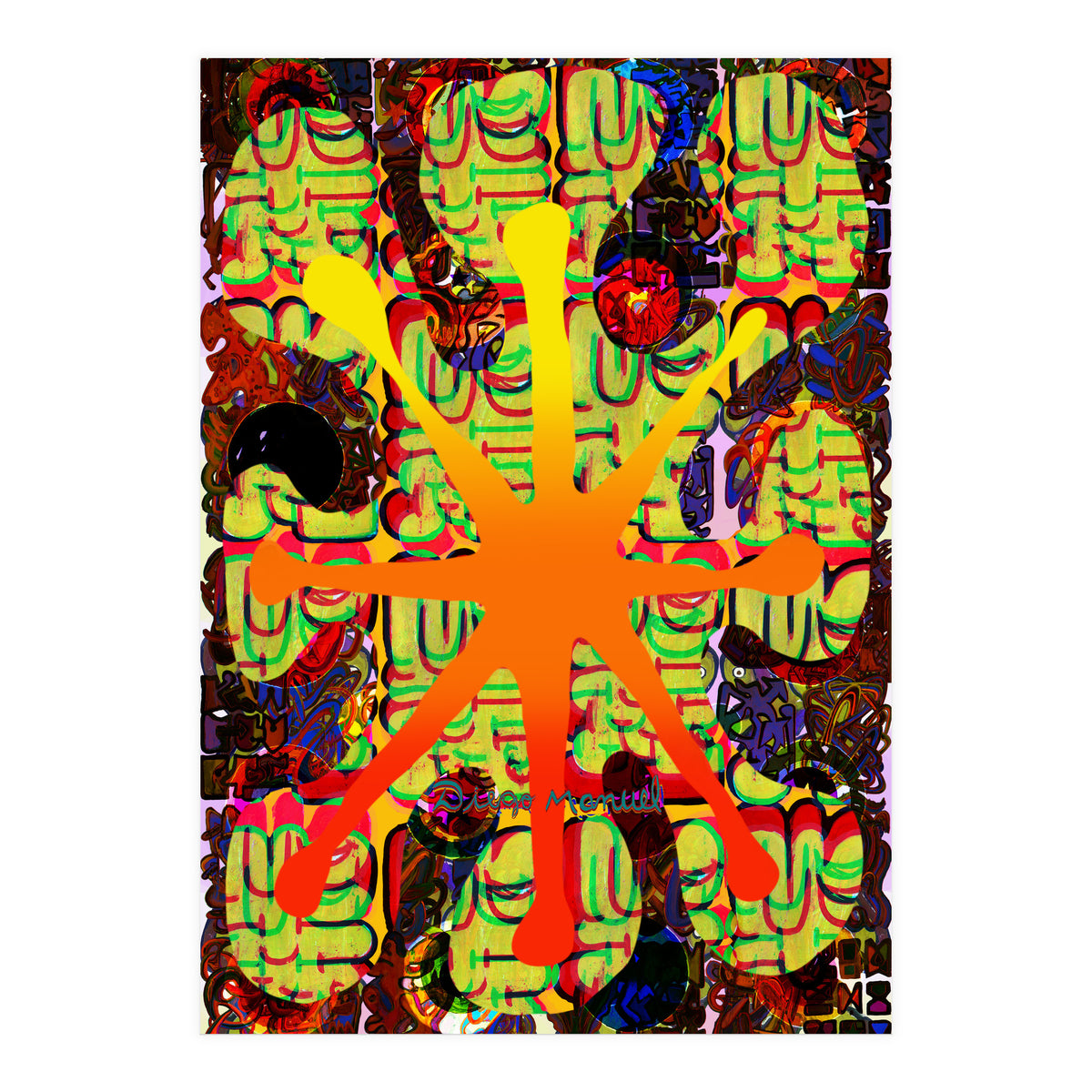 Fuego Y Graffiti 67 (Print Only)