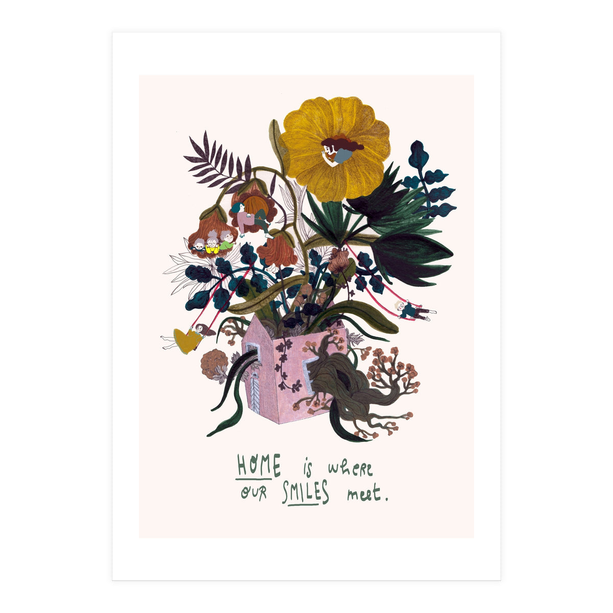 Home Is Where Our Smiles Meet (Print Only)