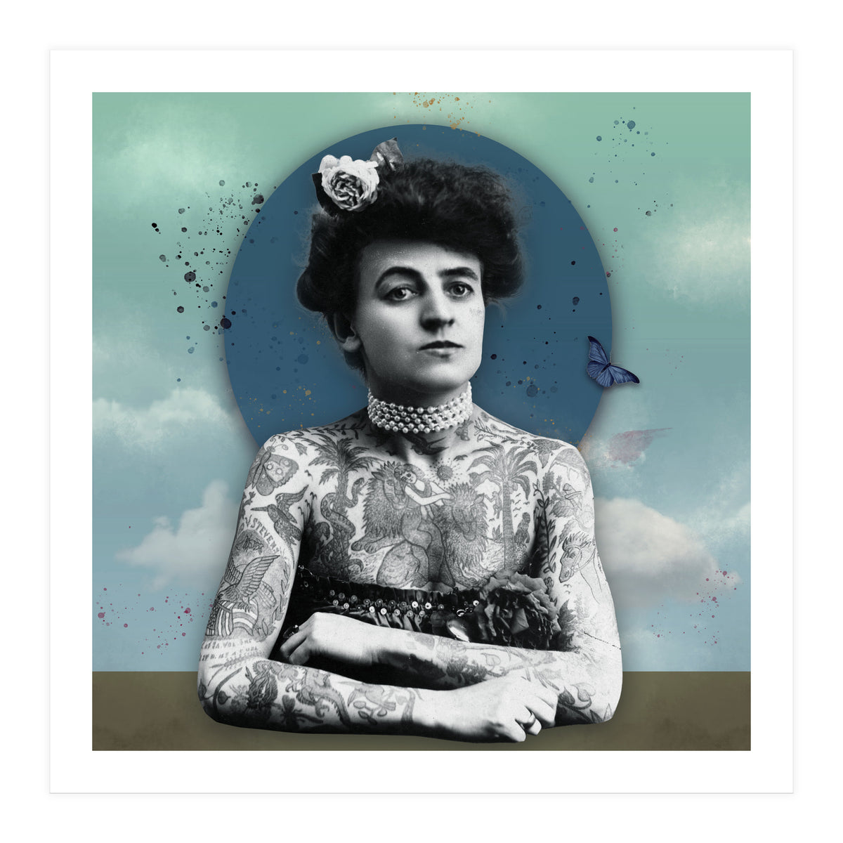 woman Tatoo (Print Only)