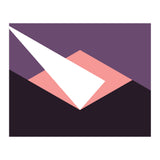 Geometric Shapes No. 59 - pink & purple (Print Only) thumbnail