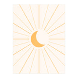 MOON IN LINES - GOLD (Print Only) thumbnail