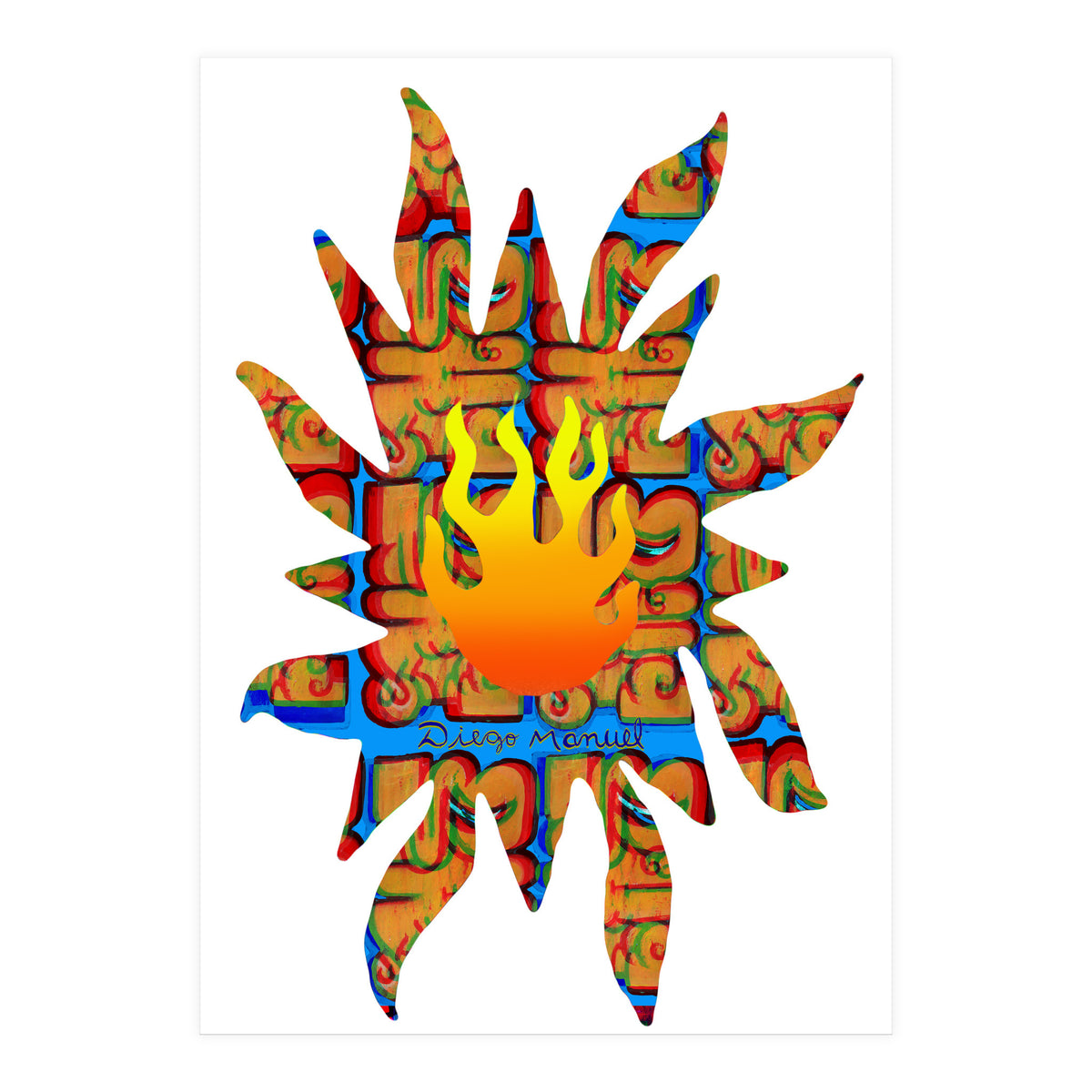 Fuego 21 Copia (Print Only)