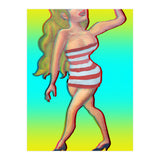 Chica Selfie 3d 2 (Print Only) thumbnail