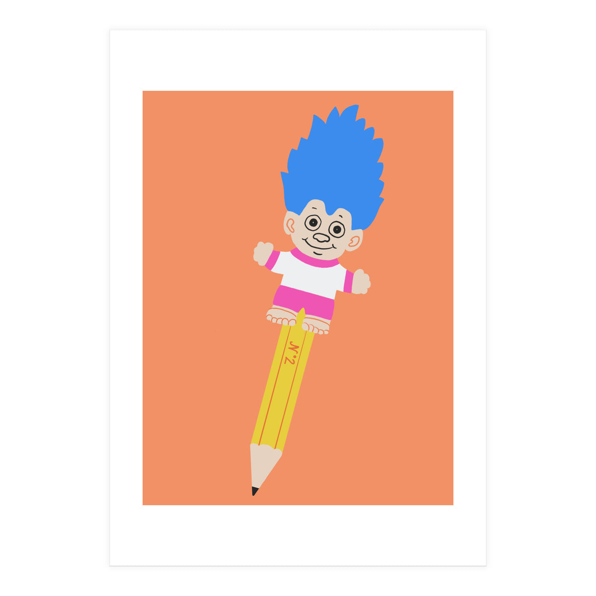 Troll Pencil Topper (Print Only)