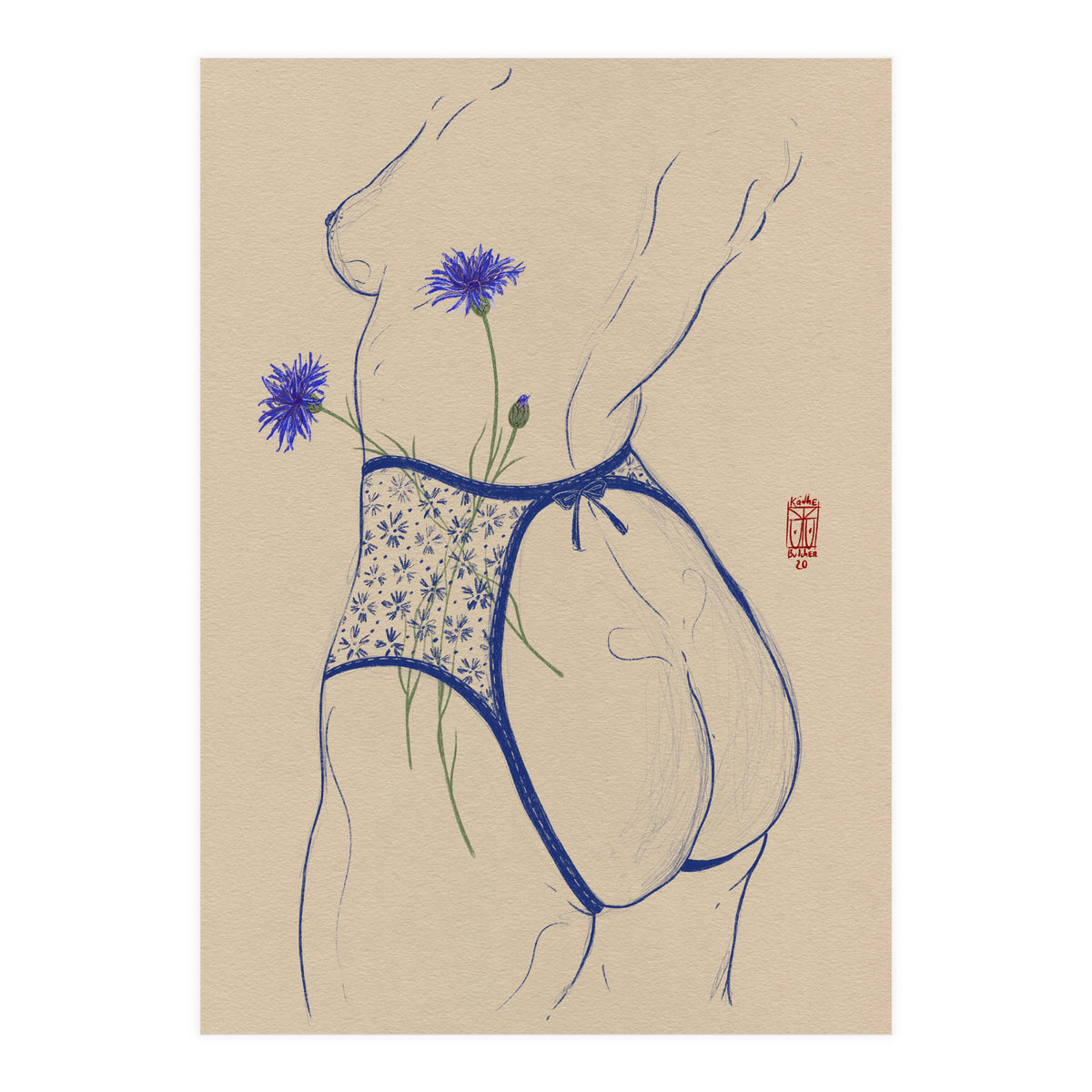 Corny Flowers  (Print Only)