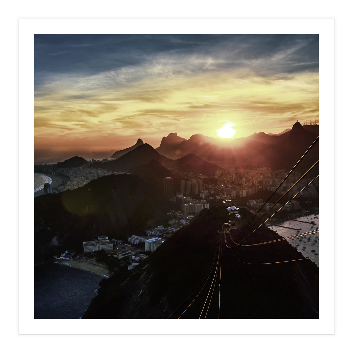 Carioca Sunset 1 1x1 (Print Only)