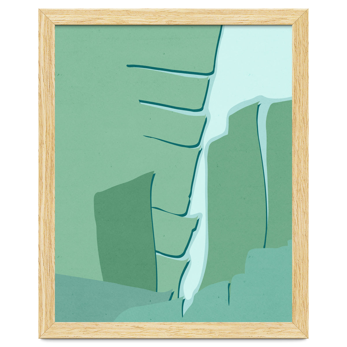 Abstract Banana Leaves One - Greener Eden