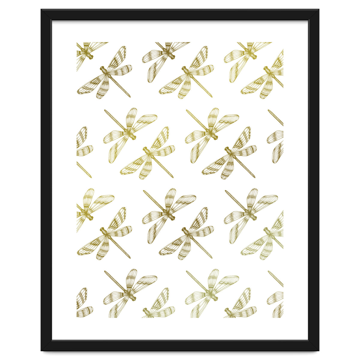 Golden Dragonflies
