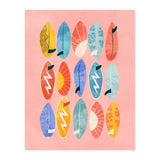 Surfing Board Pink (Print Only) thumbnail