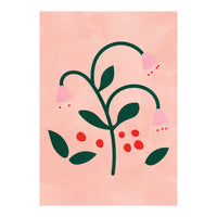 Botanical Pink Flower (Print Only)