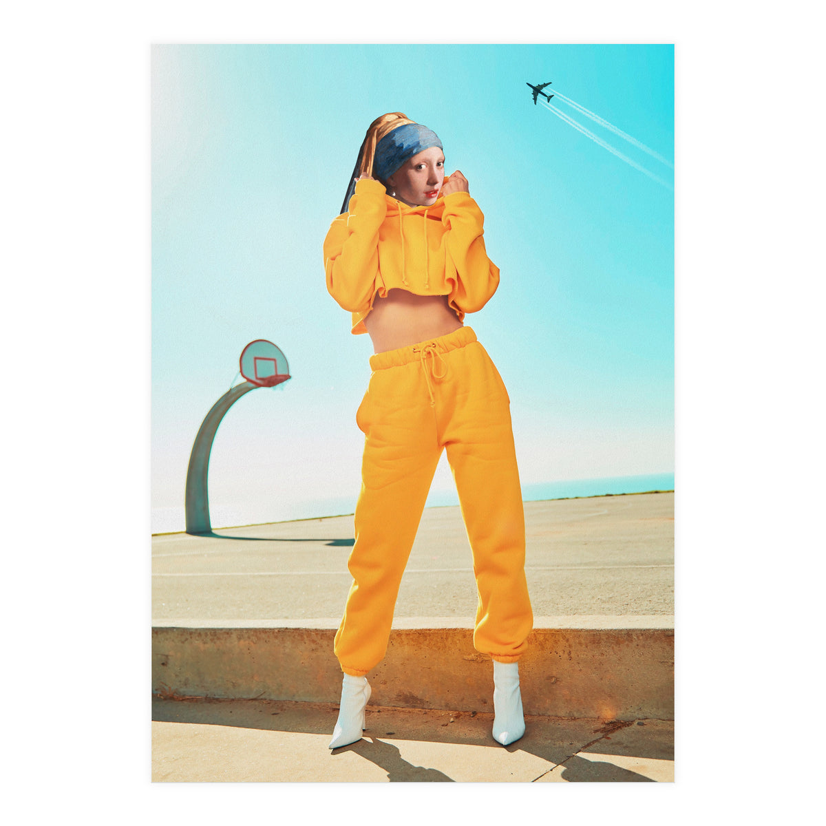 The Girl In Yellow Joggers (Print Only)